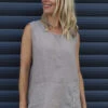 Persephone Sleeveless Linen Top Mocha 1 Persephone Sleeveless Linen Top Mocha -Kitandkaboodal Store IMG 9837 155f1778 8ab7 4765 980a b15ebf98eb8b