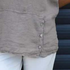 Persephone Sleeveless Linen Top Mocha -Kitandkaboodal Store IMG 9840 2303125f 68ef 4ebf b3b6 01f568279019