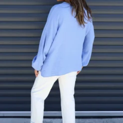 Kalkan Crinkle Cotton Jacket Powder Blue 9 Kalkan Crinkle Cotton Jacket Powder Blue -Kitandkaboodal Store IMG 9875 c266f9e4 c921 4a56 9f6d 3f8bd1c442f0