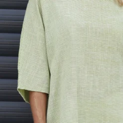 Caylen Stripe Cotton Top Green 8 Caylen Stripe Cotton Top Green -Kitandkaboodal Store IMG 9876 4a7c0854 c2a2 4c10 bba3 62acdba23f00