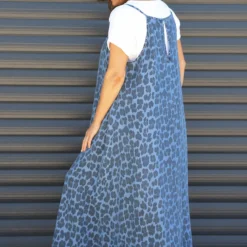 Lantic Strap Leopard Print Denim Dress Mid Denim 8 Lantic Strap Leopard Print Denim Dress Mid Denim -Kitandkaboodal Store IMG 9880 86a7463d 741d 424d 9241 dfb5510fea3a