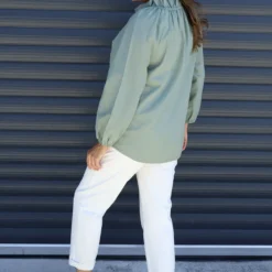 Charmaine Linen Top Khaki -Kitandkaboodal Store IMG 9890 bdb8ed41 8f11 4cc7 bbd1 4d6de7642a9e