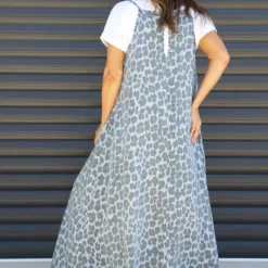 Lantic Strap Leopard Print Denim Dress Light Denim 9 Lantic Strap Leopard Print Denim Dress Light Denim -Kitandkaboodal Store IMG 9893 51900f3b 9155 48cb 9ca6 bb9249b568e4