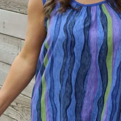 Amiah Stripe Tunic Cobalt 8 Amiah Stripe Tunic Cobalt -Kitandkaboodal Store IMG 9899 839e83f2 3b4f 4d68 a120 394bb224d8c2