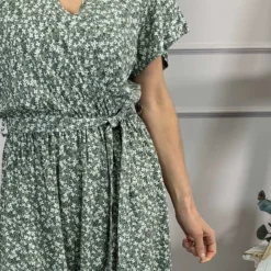 Aria Ditsy Dress Khaki -Kitandkaboodal Store IMG 9913 82871eb2 a2ed 4716 9b2b 1d52005ca99b