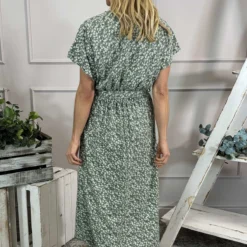 Aria Ditsy Dress Khaki -Kitandkaboodal Store IMG 9917 7ec7dd5a 3146 484e 96f7 bfbcb0bcacbd