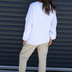 Kalkan Crinkle Cotton Jacket White -Kitandkaboodal Store IMG 9924 97f00d57 8357 45de 9484 b397e8983f02