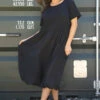 Sandown Puffball Cotton Dress Black -Kitandkaboodal Store IMG 9926 e53c9831 3379 4ca5 858e fd50291b3db7