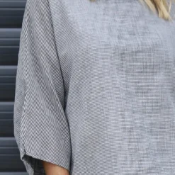 Caylen Stripe Cotton Top Charcoal 8 Caylen Stripe Cotton Top Charcoal -Kitandkaboodal Store IMG 9927 86b15ca0 cbd3 42f1 bb3e abe1b4b808eb