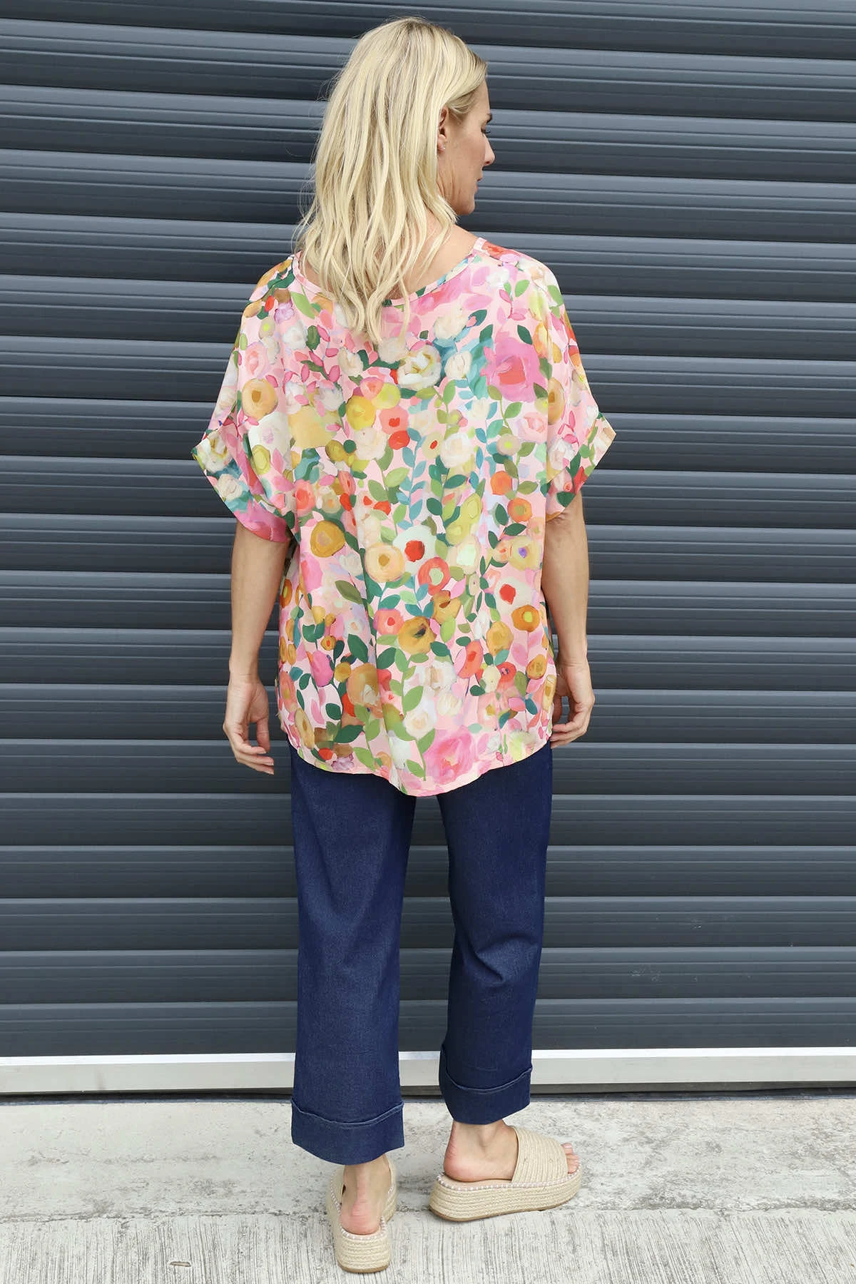 Luciella Print Top Pink 6 Luciella Print Top Pink - Image 4