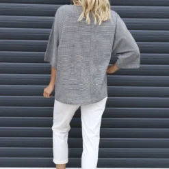 Caylen Stripe Cotton Top Charcoal 9 Caylen Stripe Cotton Top Charcoal -Kitandkaboodal Store IMG 9931 5a58ce65 3fdd 4682 a2d7 b848953fb3b2