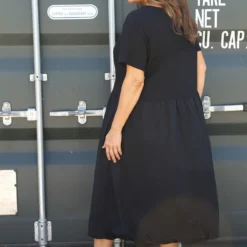 Sandown Puffball Cotton Dress Black 9 Sandown Puffball Cotton Dress Black -Kitandkaboodal Store IMG 9934 a77a87ce 845c 4330 89b5 f0b2fd2b4766