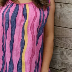 Amiah Stripe Tunic Fuchsia 8 Amiah Stripe Tunic Fuchsia -Kitandkaboodal Store IMG 9937 774711d1 69de 4691 95e7 ed89d8096287