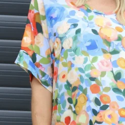 Luciella Print Top Light Blue -Kitandkaboodal Store IMG 9940 01021165 e609 4b8f a998 ca2f02a3fb37