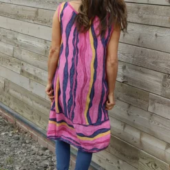 Amiah Stripe Tunic Fuchsia 9 Amiah Stripe Tunic Fuchsia -Kitandkaboodal Store IMG 9943 8688bd35 989f 4261 b66a 9d174cdad159