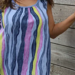 Amiah Stripe Tunic Blue 8 Amiah Stripe Tunic Blue -Kitandkaboodal Store IMG 9958 c8a14cfd 95a3 4f44 a2b0 21819717a300