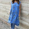 Carrie Sleeveless Pattern Cotton Dress Cobalt -Kitandkaboodal Store IMG 9972 08d49337 8bb9 4b1d aa8f 287167ed19d0