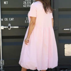 Sandown Puffball Cotton Dress Pink 9 Sandown Puffball Cotton Dress Pink -Kitandkaboodal Store IMG 9984 0d955ba1 dd92 48ca 99f3 625239f0f636