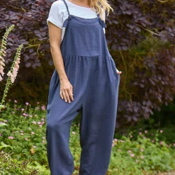 Cresswell Dungarees Navy
