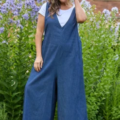 Alexia Denim Jumpsuit Dark Denim