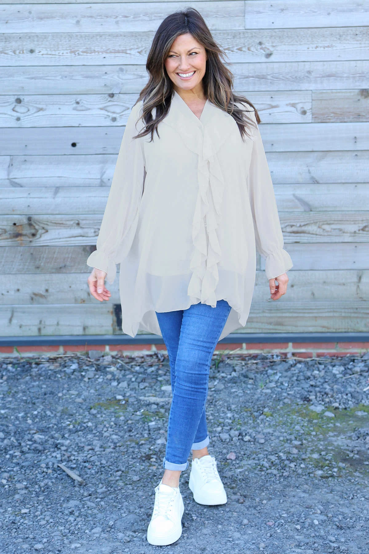 Dorota Shirt Tunic Stone 3 Dorota Shirt Tunic Stone