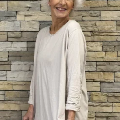 Amber Cotton Top Stone