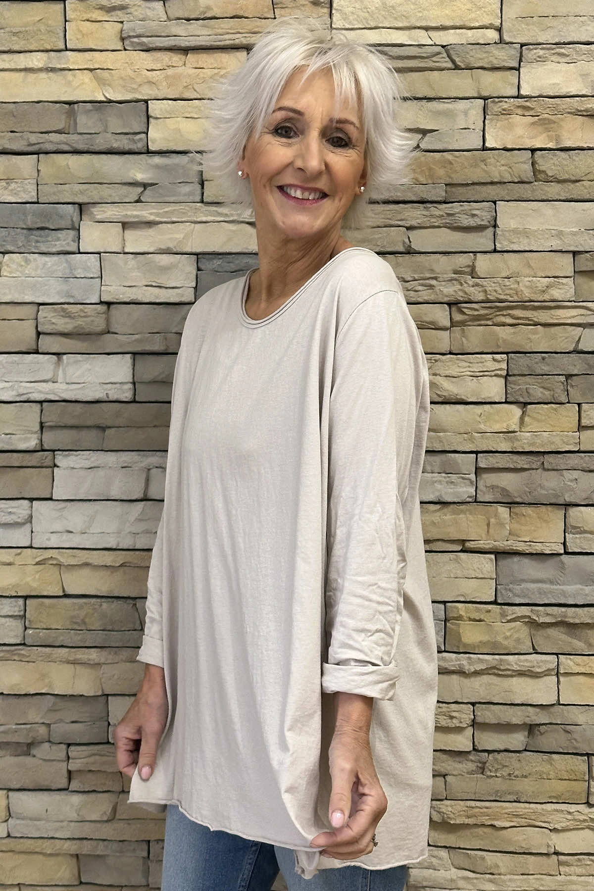 Amber Cotton Top Stone 3 Amber Cotton Top Stone