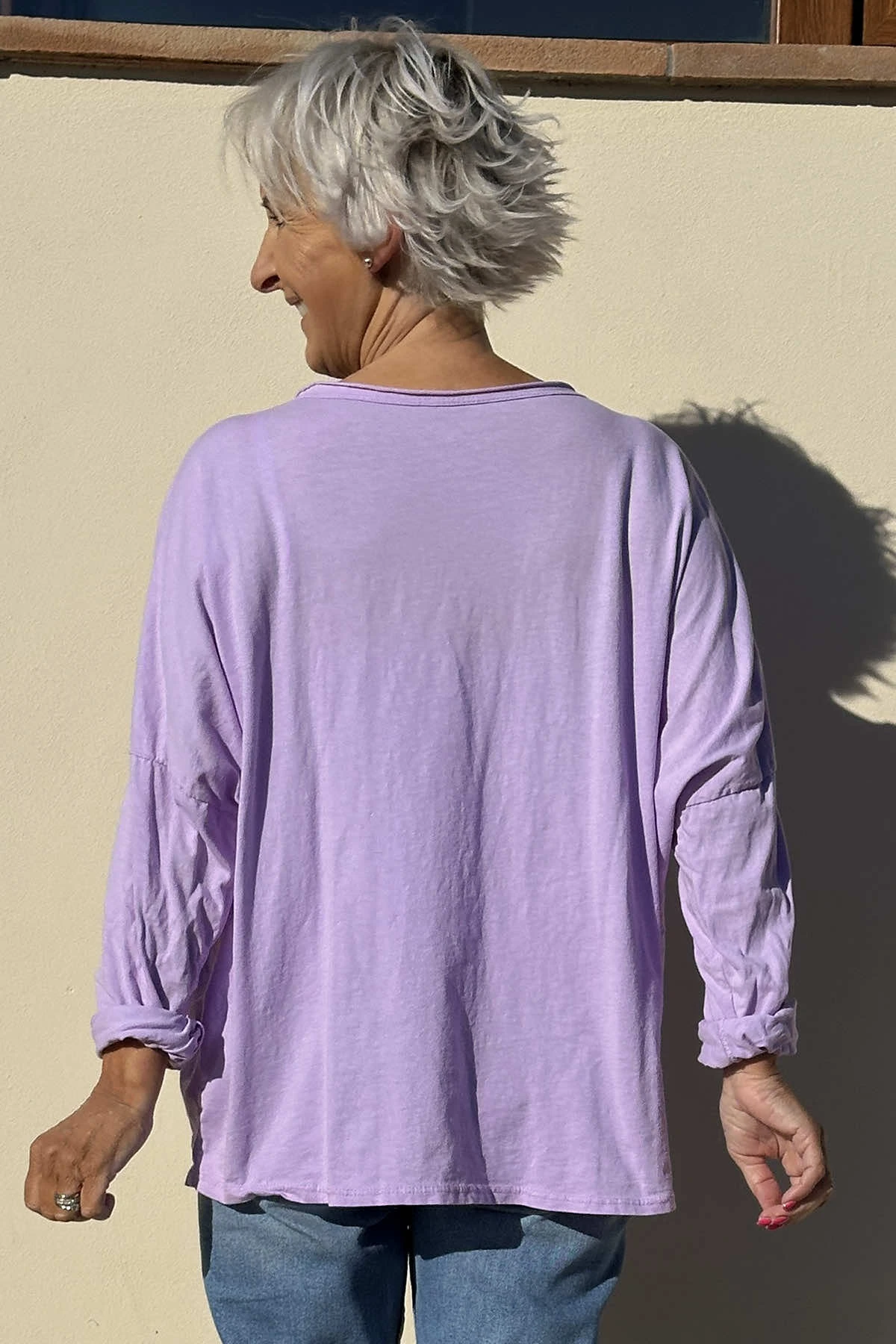 Briony Star Cotton Top Lilac 6 Briony Star Cotton Top Lilac - Image 4