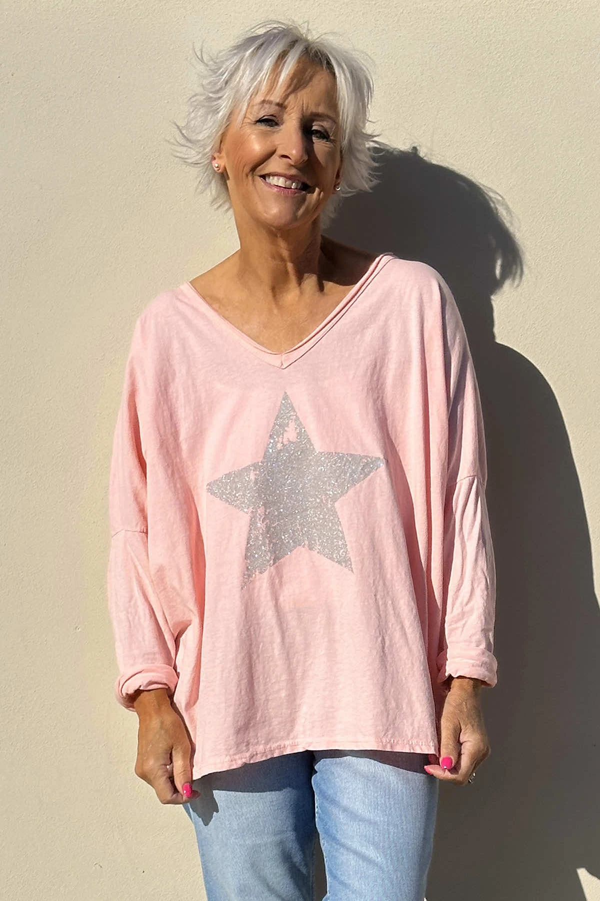 Briony Star Cotton Top Coral 3 Briony Star Cotton Top Coral