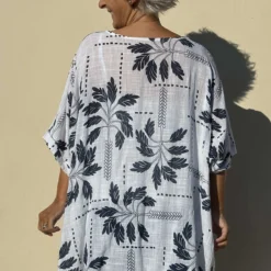 Bowie Print Cotton Top White 9 Bowie Print Cotton Top White -Kitandkaboodal Store image00010 5 6bffa559 798c 4360 b977 ae4d627f6338