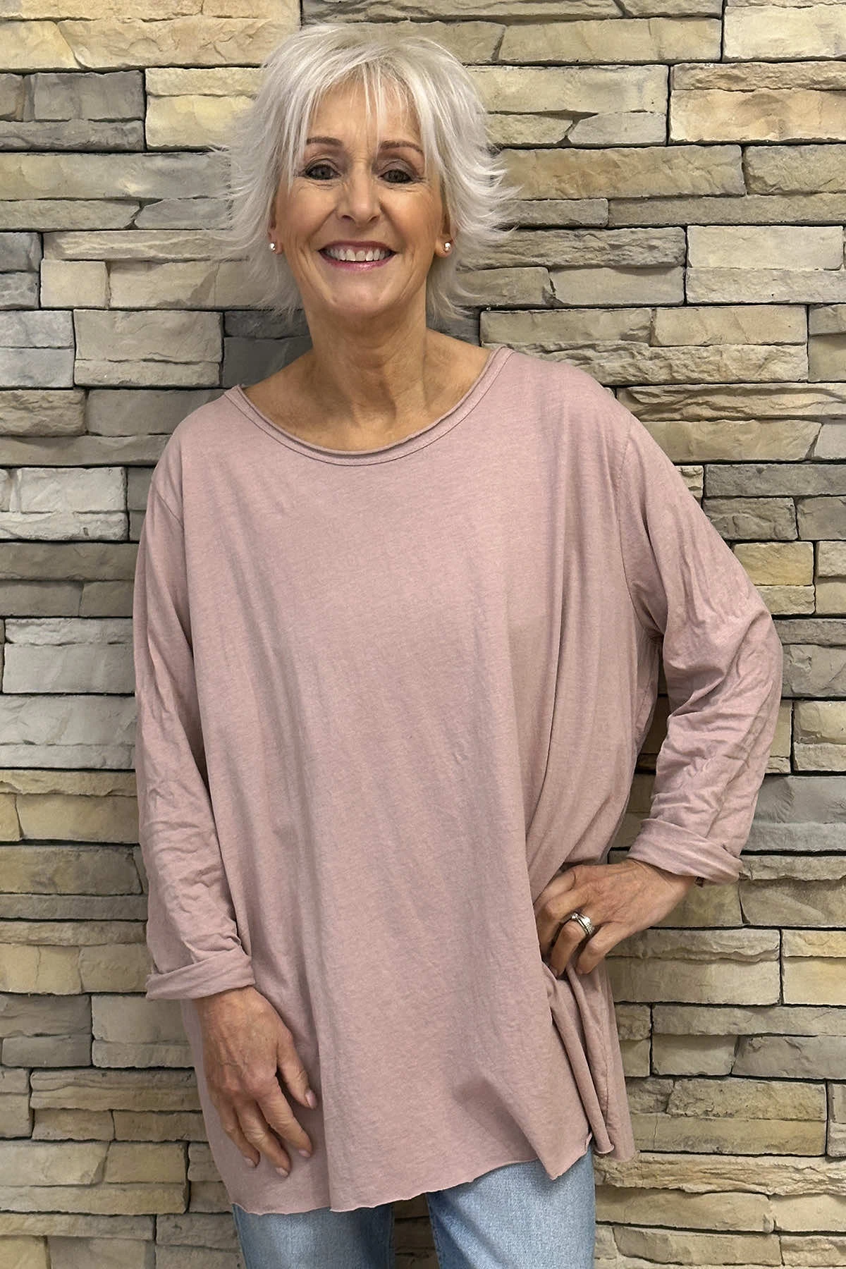 Amber Cotton Top Pink 3 Amber Cotton Top Pink