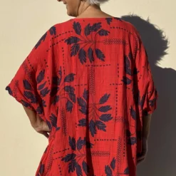 Bowie Print Cotton Top Red 9 Bowie Print Cotton Top Red -Kitandkaboodal Store image00013 1 7b9c47d4 e566 4646 bf79 d86e01498f32