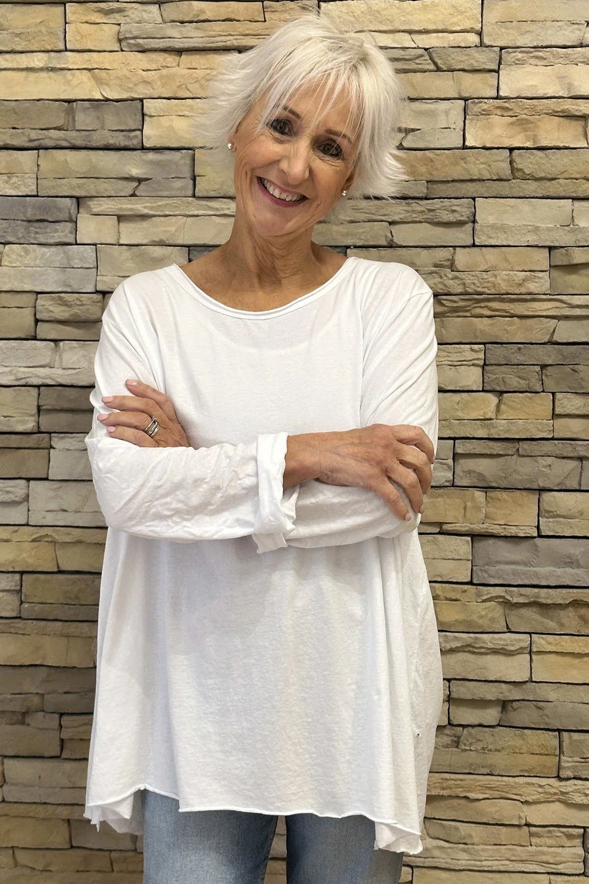 Amber Cotton Top White 3 Amber Cotton Top White