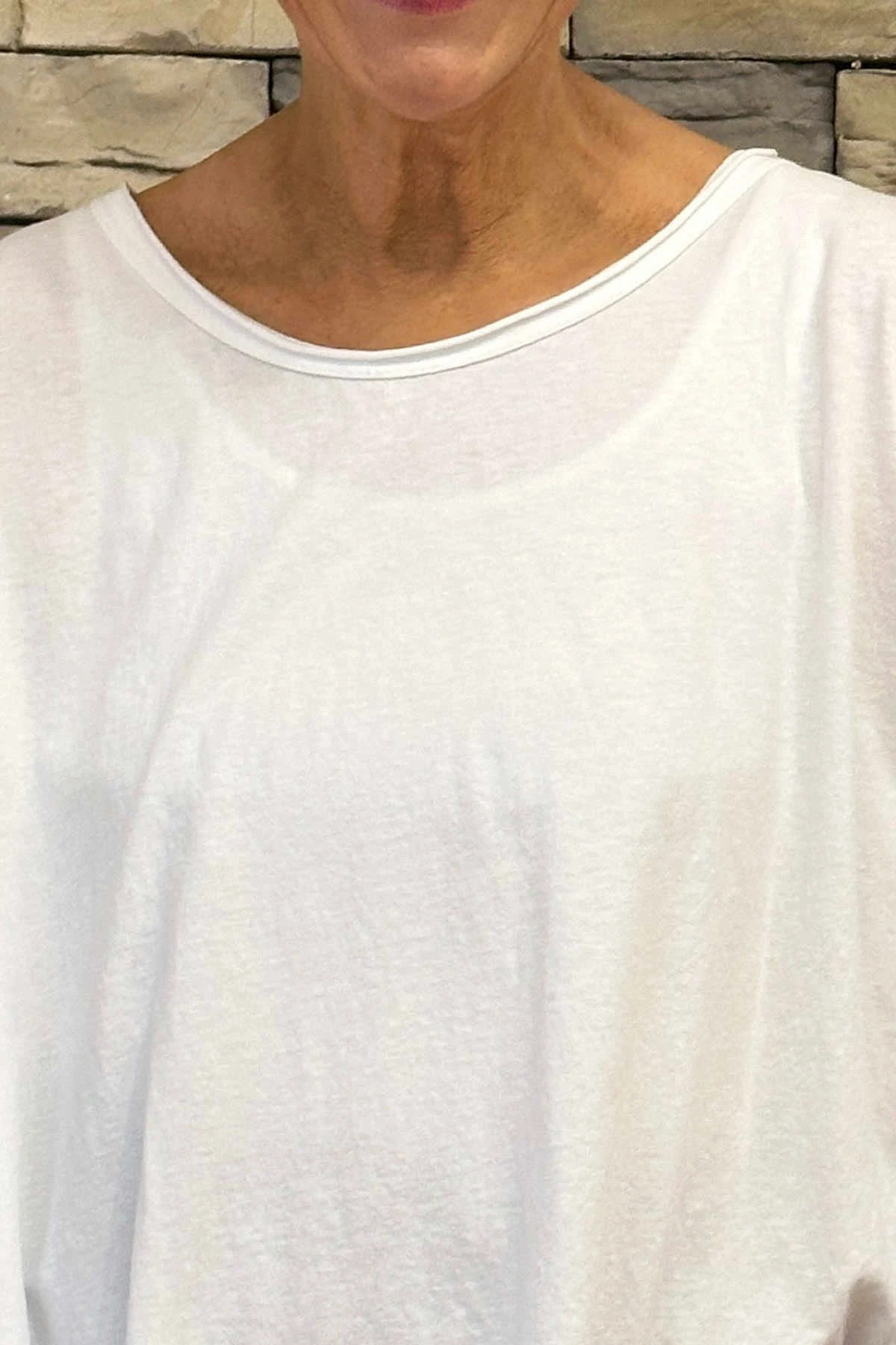 Amber Cotton Top White 5 Amber Cotton Top White - Image 3